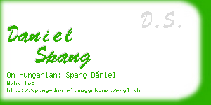 daniel spang business card